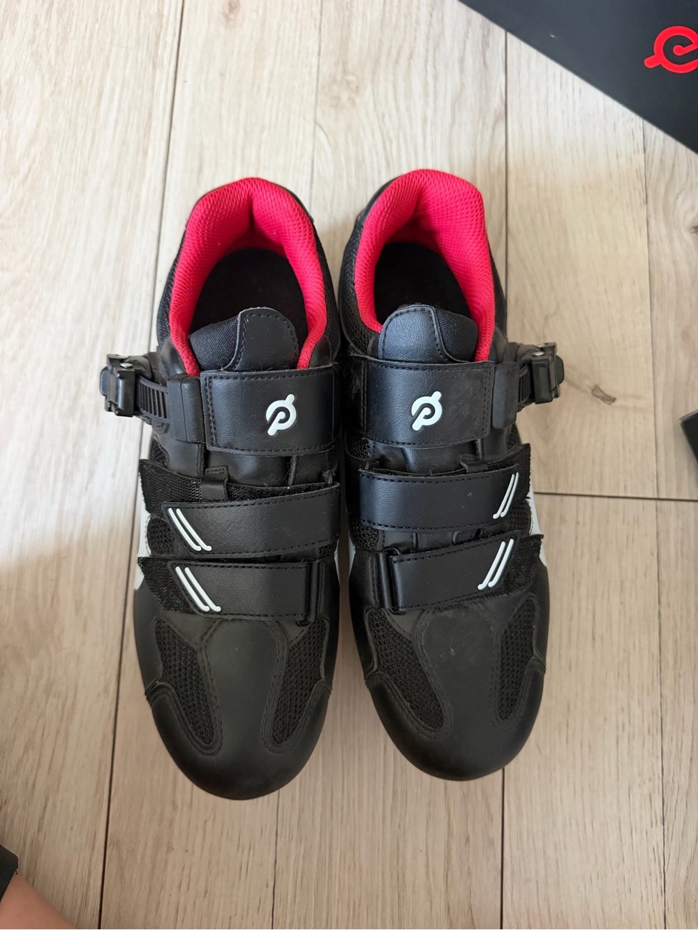 Peloton Black Cycling Shoes with Cleats